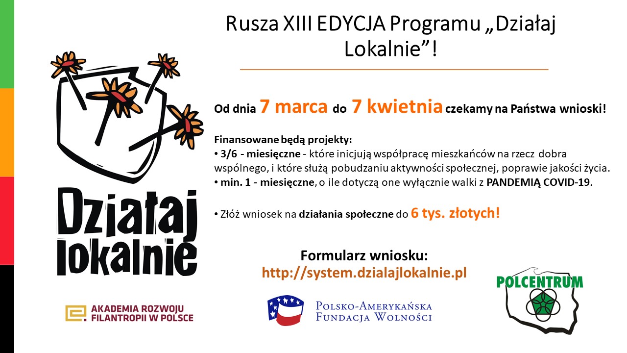Rusza Program Działaj Lokalnie 2022!